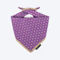 HUFT Desi Glam Knot Bandana For Dog - Purple - Heads Up For Tails