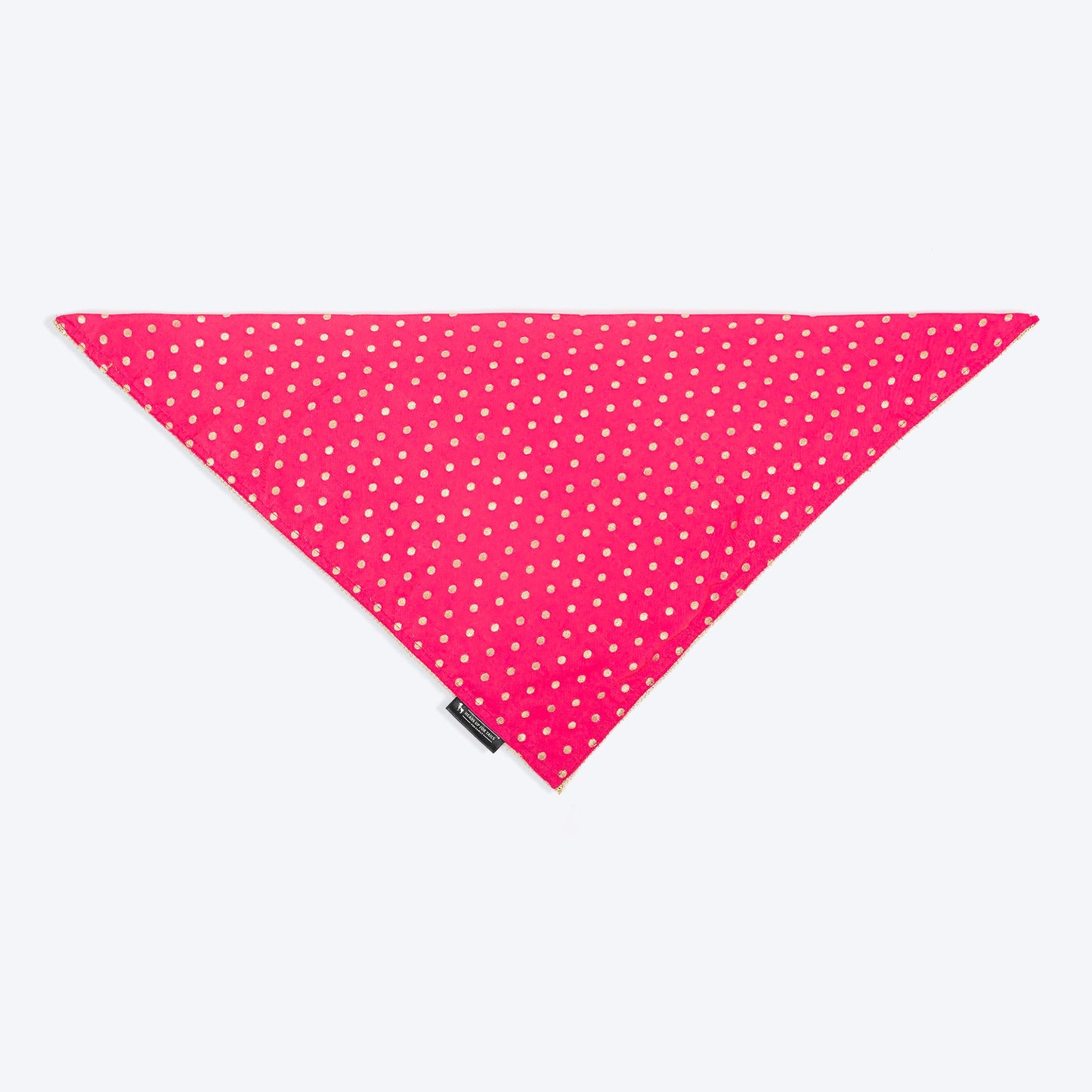 HUFT Desi Glam Knot Bandana For Dog - Pink - Heads Up For Tails