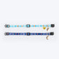 HUFT Meowvelous Collars For Cat - Dark Blue & Pastel Blue