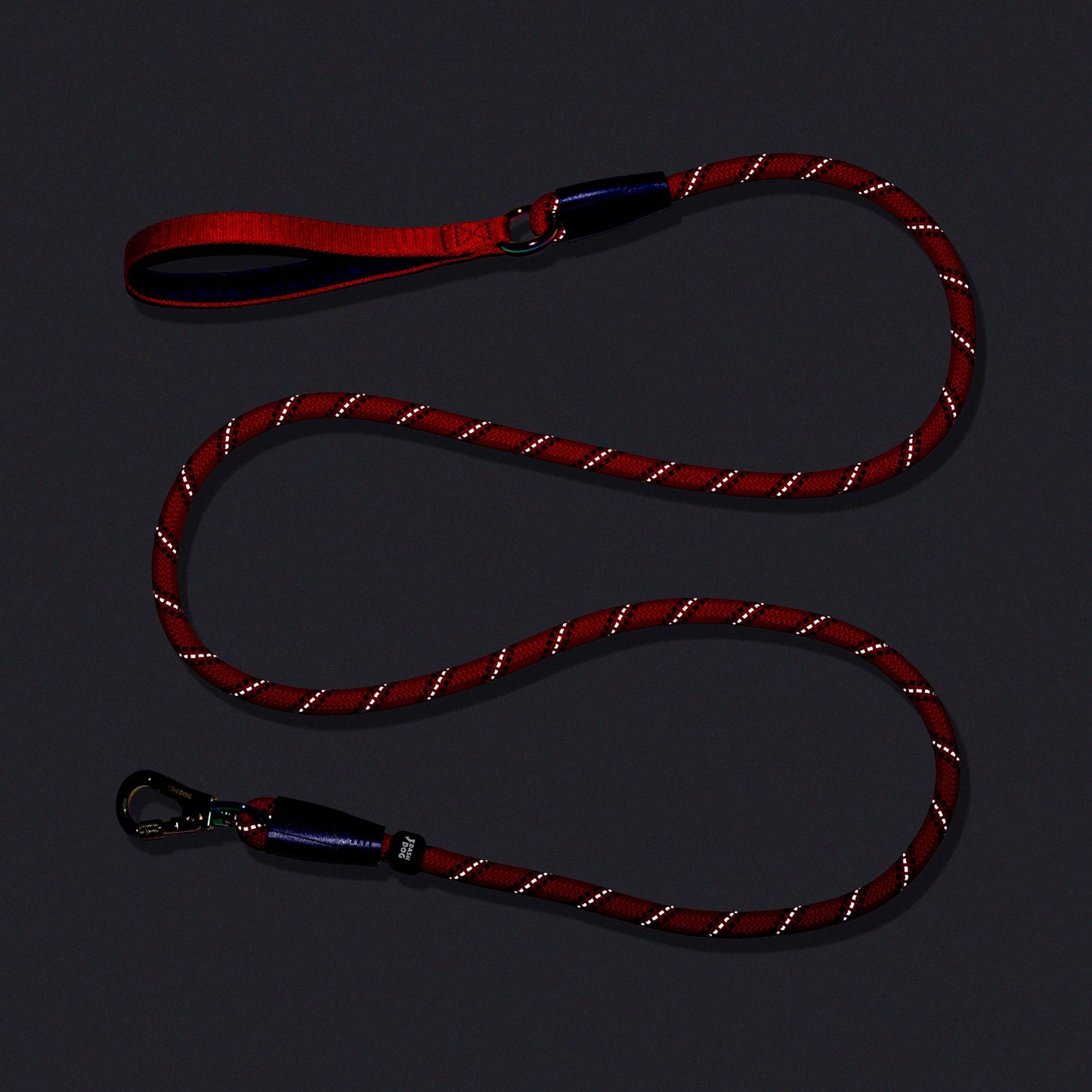 Dash Dog Chaser Rope Leash For Dog - Red