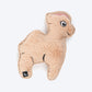 HUFT Snuggellama Squeaky Cuddle Plush Toy For Dog - Brown - Heads Up For Tails