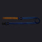 Dash Dog Dual Handle Leash For Dog - Royal Blue & Yellow