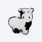 HUFT Mister Mooster Squeaky Cuddle Plush Toy For Dog - Black & White - Heads Up For Tails