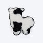HUFT Mister Mooster Squeaky Cuddle Plush Toy For Dog - Black & White - Heads Up For Tails