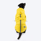 HUFT Magical Mist Raincoat With Harness Opening For Dog - Yellow - Heads Up For Tails