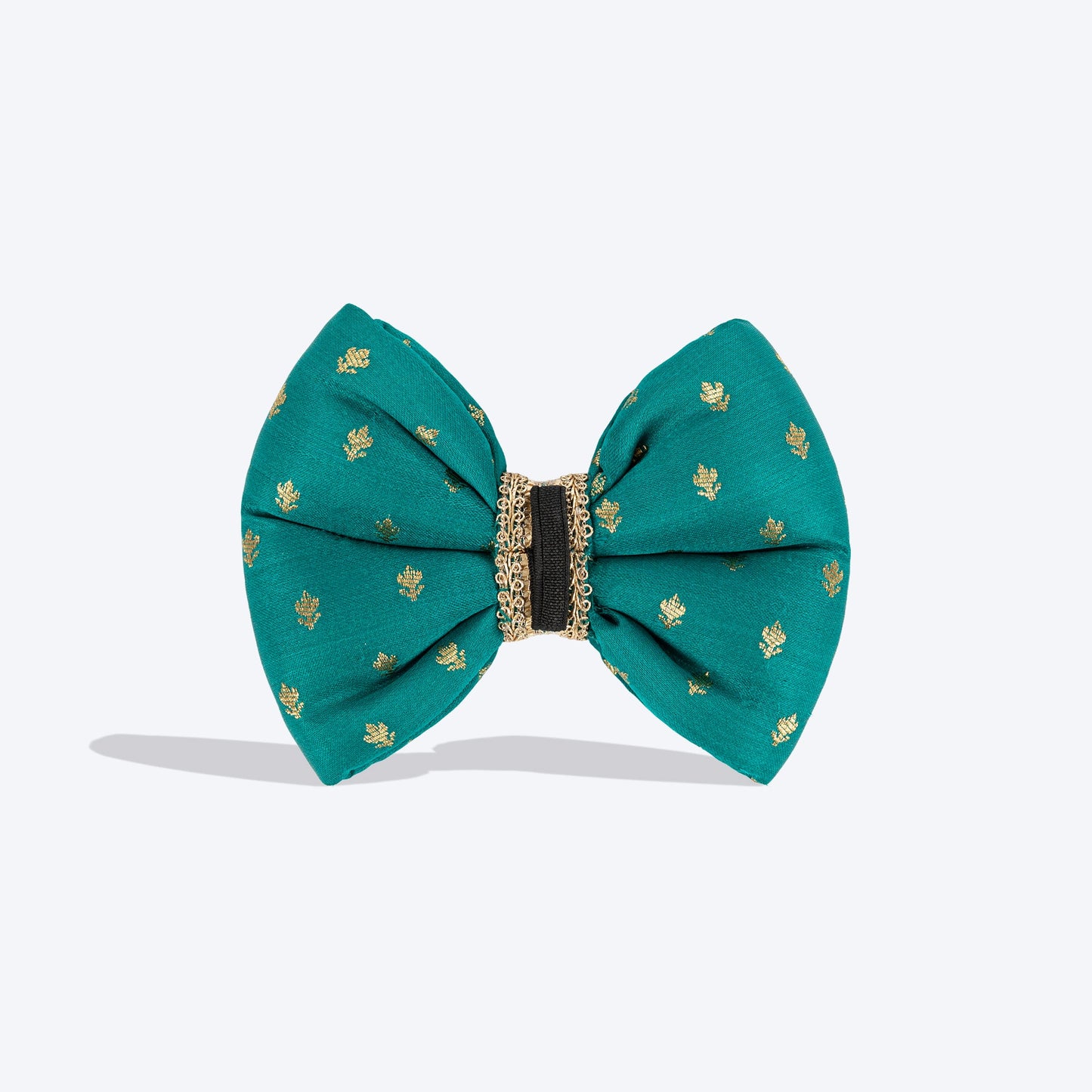 HUFT Desi Dazzle Bow Tie For Dog - Green - Heads Up For Tails