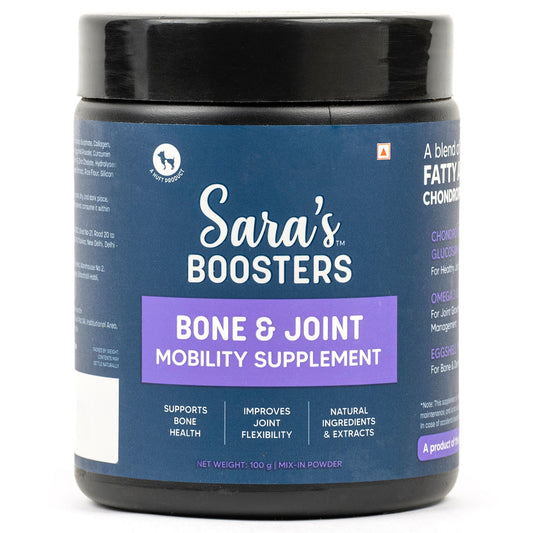 Sara's Boosters Bone & Joint Mobility Supplement For Dogs - 100 g