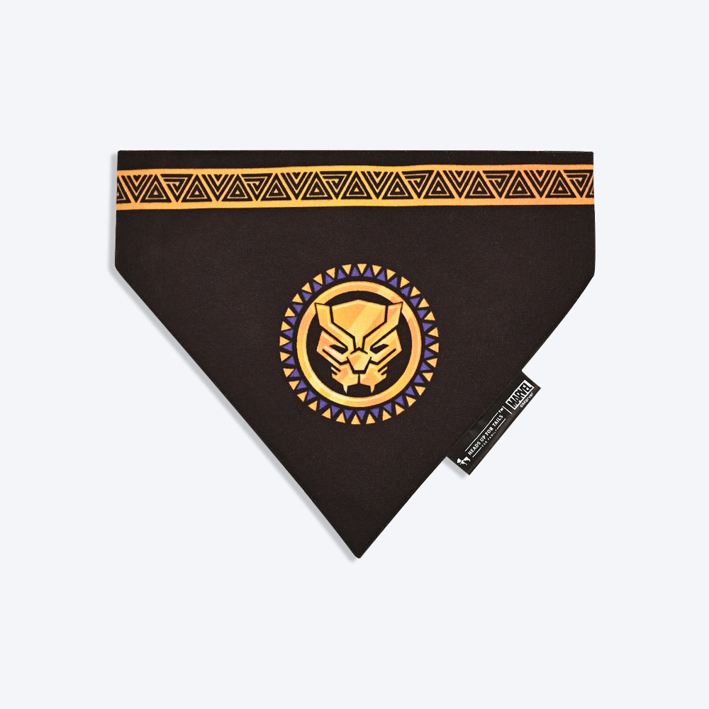 HUFT XÂ©Marvel Black Panther Dog Bandana - Heads Up For Tails