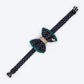 HUFT Shahi Paws Bow Tie With Strap For Dog - Blue & Green - Heads Up For Tails