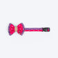 HUFT Desi Glam Bow Tie With Strap For Dog - Pink & Purple - Heads Up For Tails