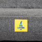 TLC Nesting Nook Bed For Dog - Charcoal Grey - Heads Up For Tails