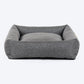 TLC Nesting Nook Bed For Dog - Charcoal Grey - Heads Up For Tails