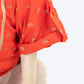 HUFT Royal Elephant Brocade Kurta For Dog - Orange - Heads Up For Tails