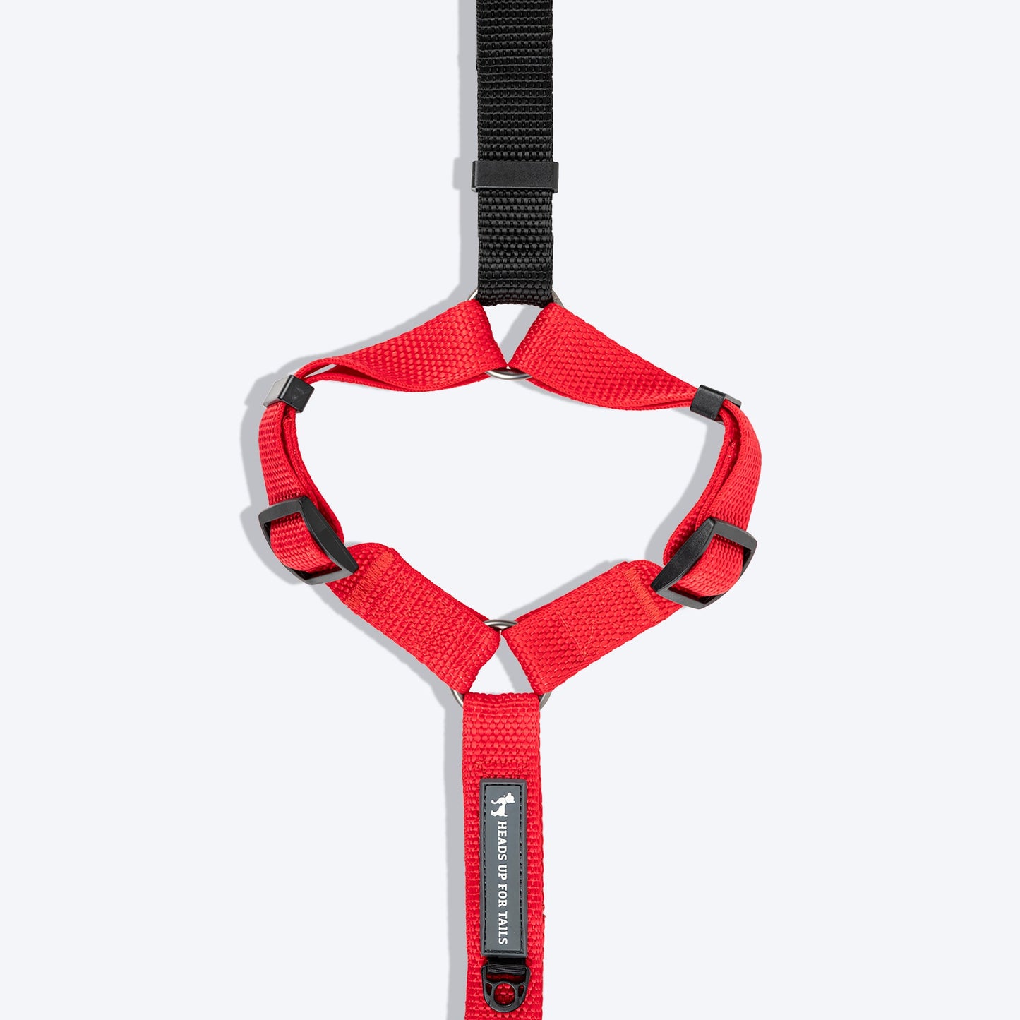 HUFT Basics Dog H-Harness - Crimson Red - Heads Up For Tails