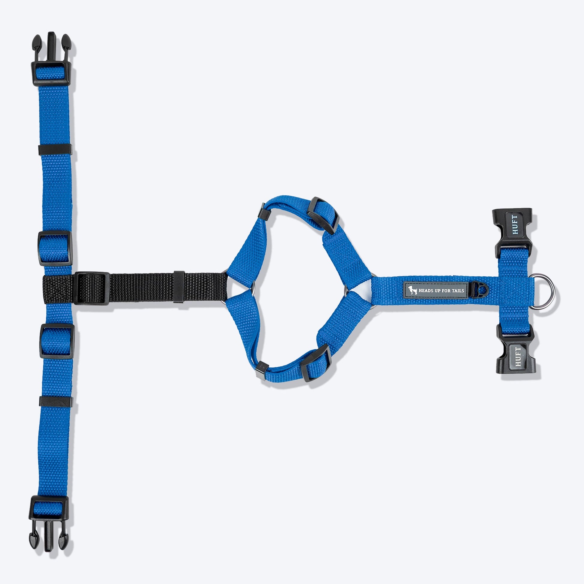 HUFT Basics Dog H-Harness - Cobalt Blue - Heads Up For Tails