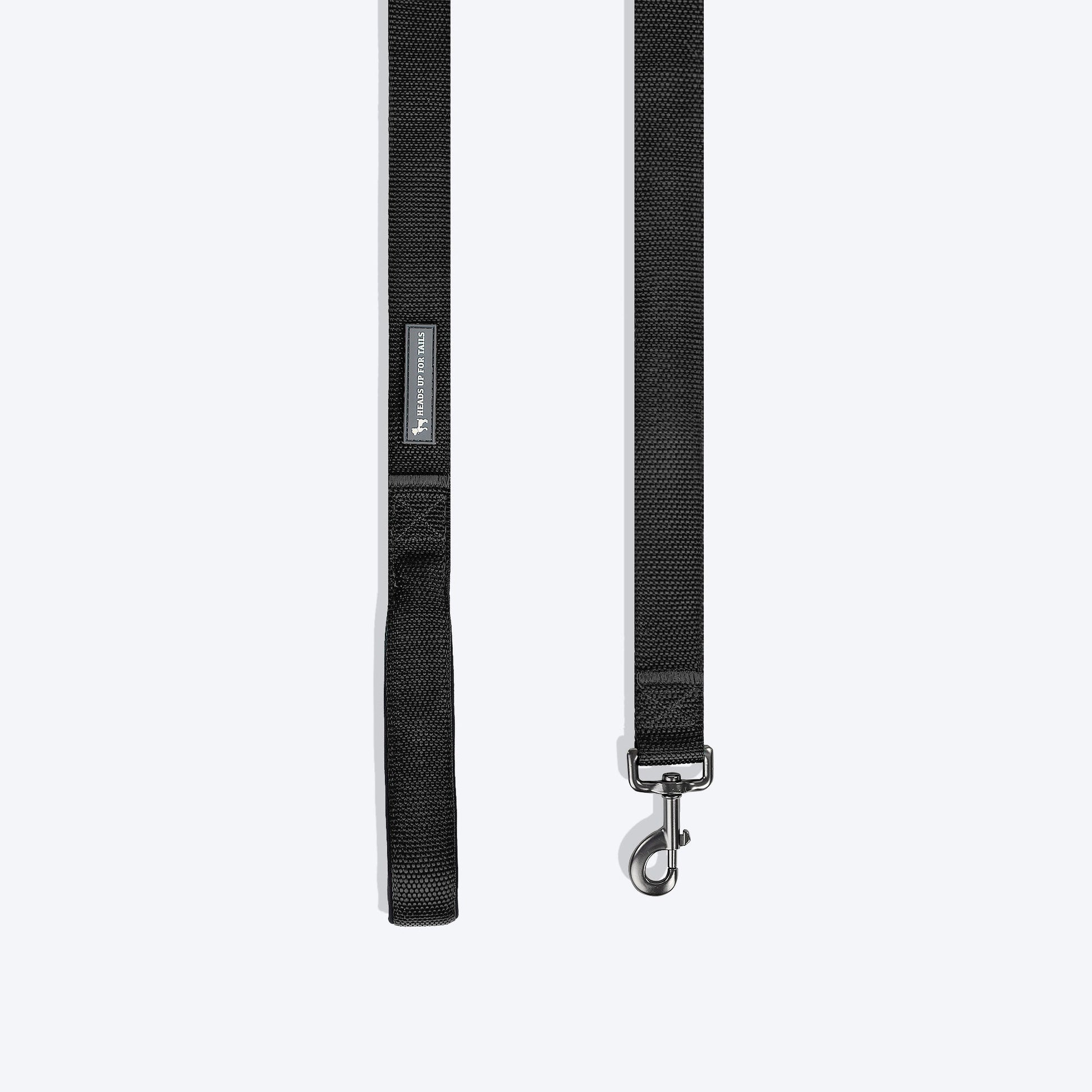 HUFT Basics Dog Collar & Leash Set - Classic Black - Heads Up For Tails