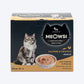 Meowsi by HUFT Skin & Coat Salmon & Chicken Mousse Cat Wet Food, 70 gm, with vitamins and minerals, grain-free.