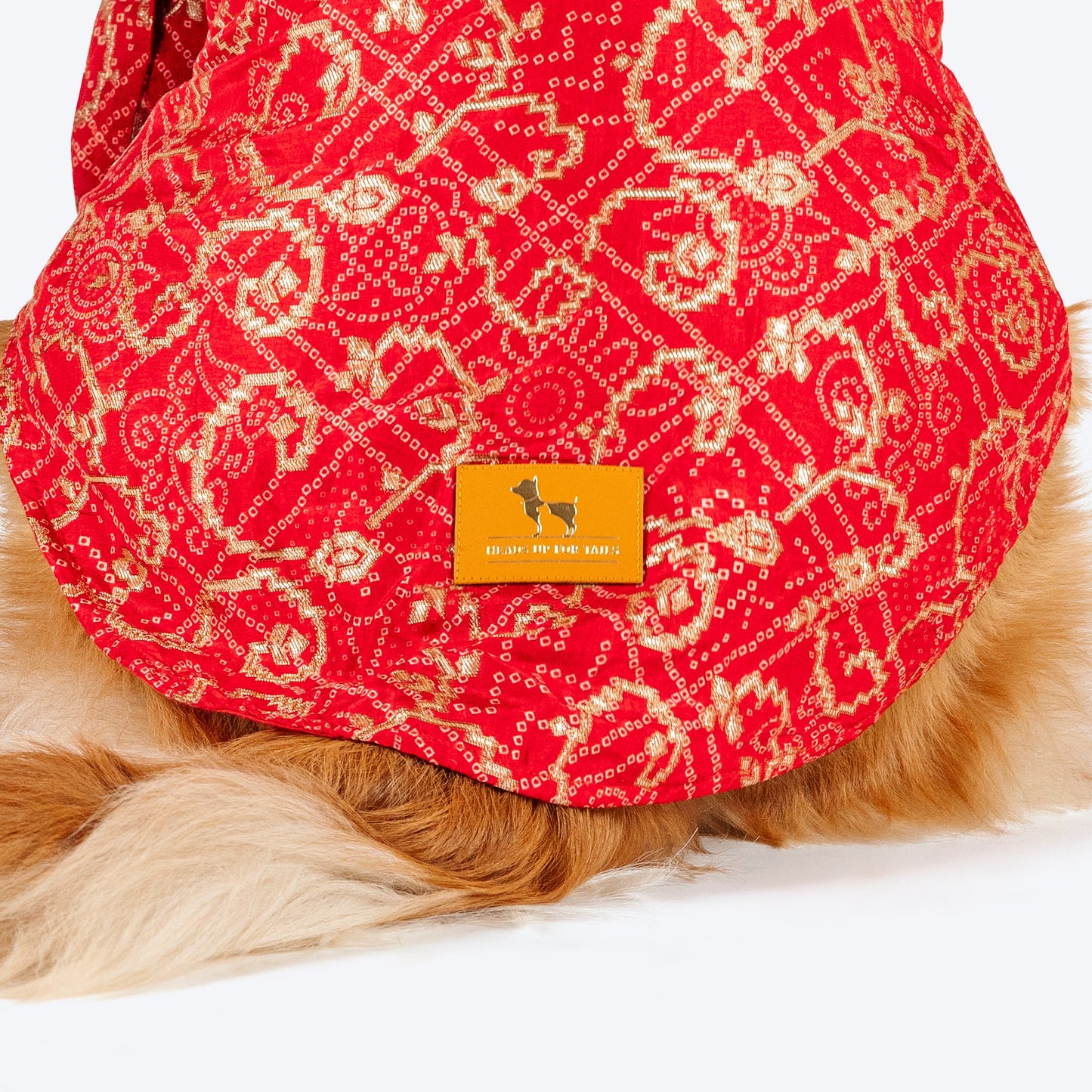 HUFT Festive Bliss Kurta For Dog - Red - Heads Up For Tails