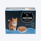 Meowsi by HUFT Tuna & Chicken P¢t© Cat Wet Food, 80 gm, grain-free, with vitamins and minerals for balanced nutrition.