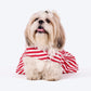 HUFT Printed Cotton Stripe Dress For Dog - Red - Heads Up For Tails