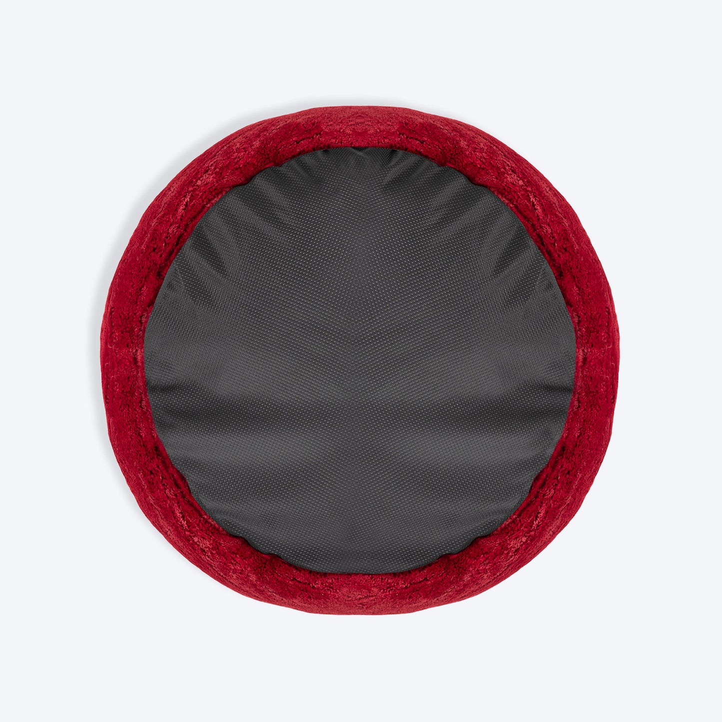HUFT Snuggle Sphere Donut Bed For Dog & Cat - Red - Heads Up For Tails