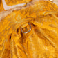 HUFT Customised Zari Paw Blossom Brocade Lehenga Choli Set For Dog & Cat - Yellow - Heads Up For Tails