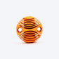 TLC Spiral Textured Ball Chew Toy For Dog - Orange - Heads Up For Tails