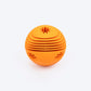 TLC Spiral Textured Ball Chew Toy For Dog - Orange - Heads Up For Tails