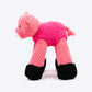 HUFT Piggy Long-Legs Plush Toy For Dog - Pink - Heads Up For Tails