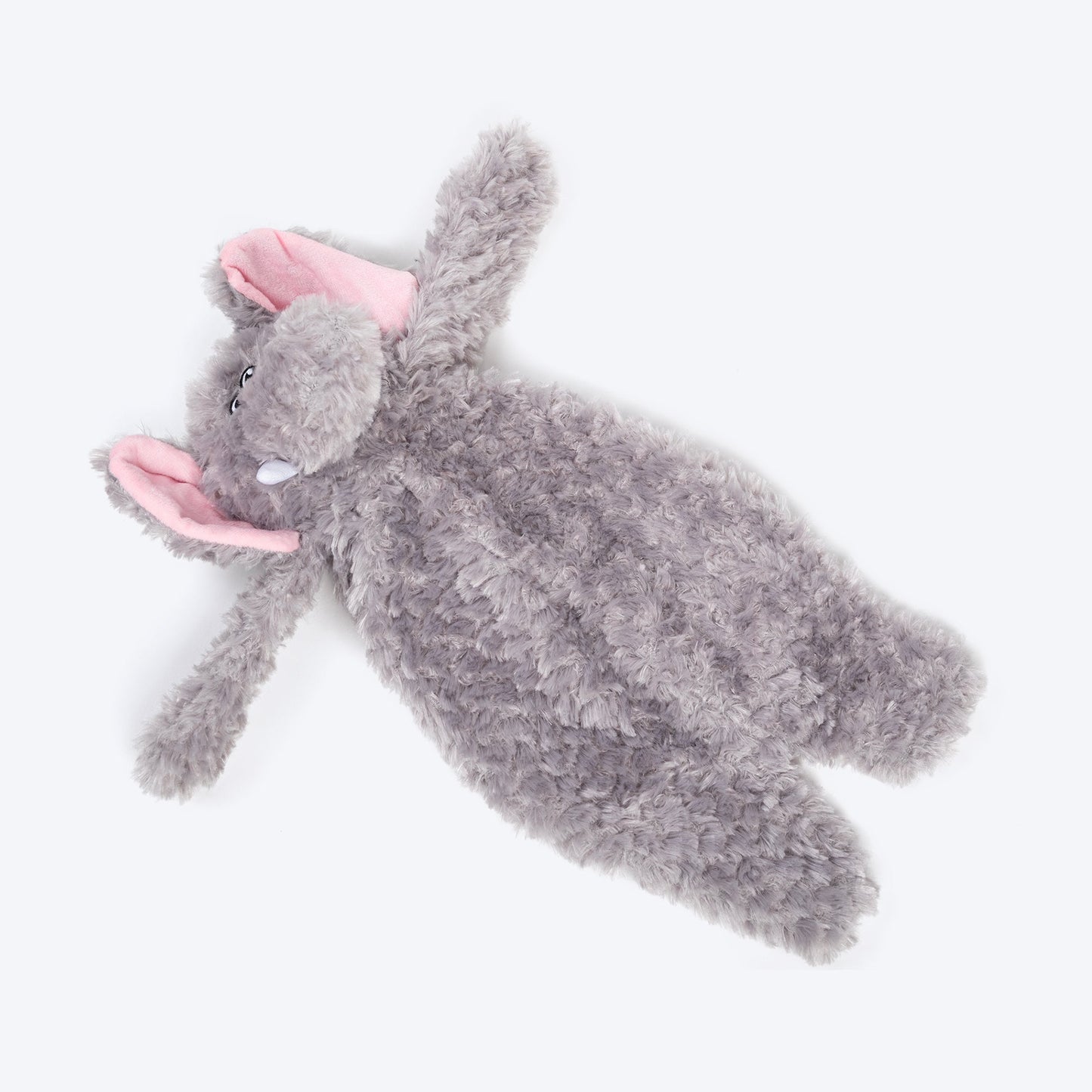 HUFT Goofy Elly Plush Toy For Dog - Grey - Heads Up For Tails
