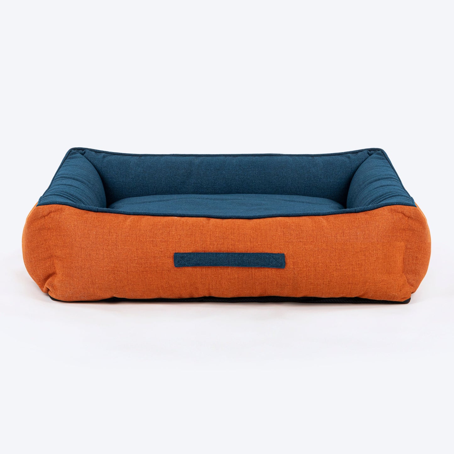 HUFT Rustic Retreat Dog Bed - Rust & Navy - Heads Up For Tails