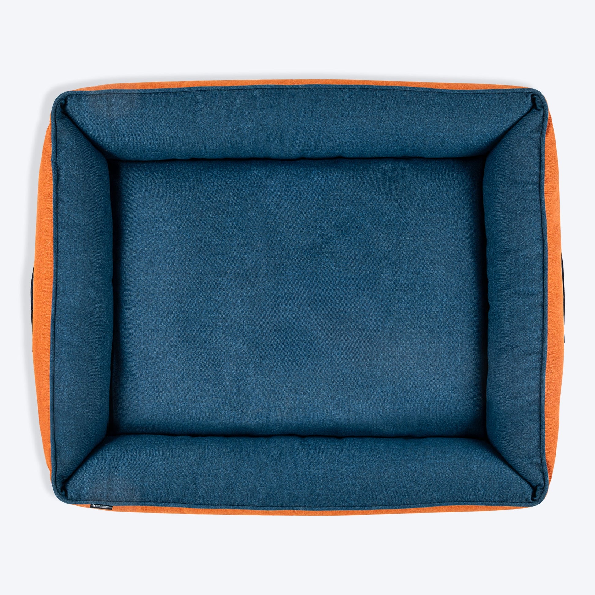 HUFT Rustic Retreat Dog Bed - Rust & Navy - Heads Up For Tails