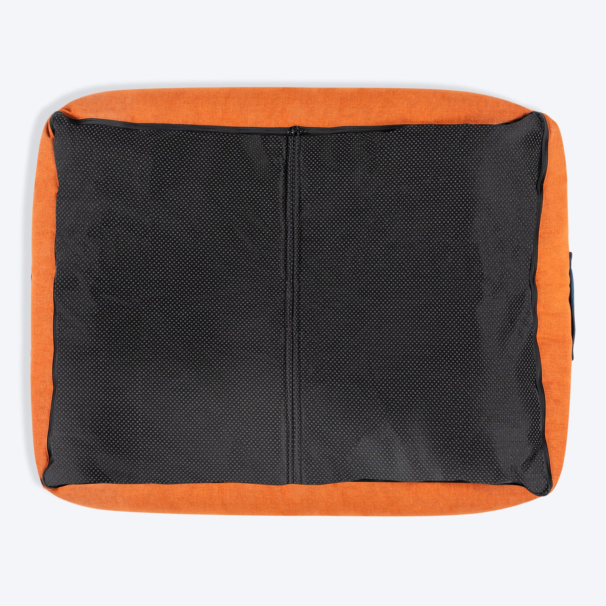 HUFT Rustic Retreat Dog Bed - Rust & Navy - Heads Up For Tails