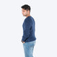 HUFT Twinning Classic Sweater For Hoomans - Lazuli Blue - Heads Up For Tails
