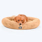 HUFT Jumbo Donut Bed For Dogs - Brown (Made To Order) - Heads Up For Tails