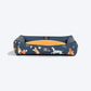 HUFT Personalised Dog In Bloom Lounger Bed For Dog - Navy Blue - Heads Up For Tails