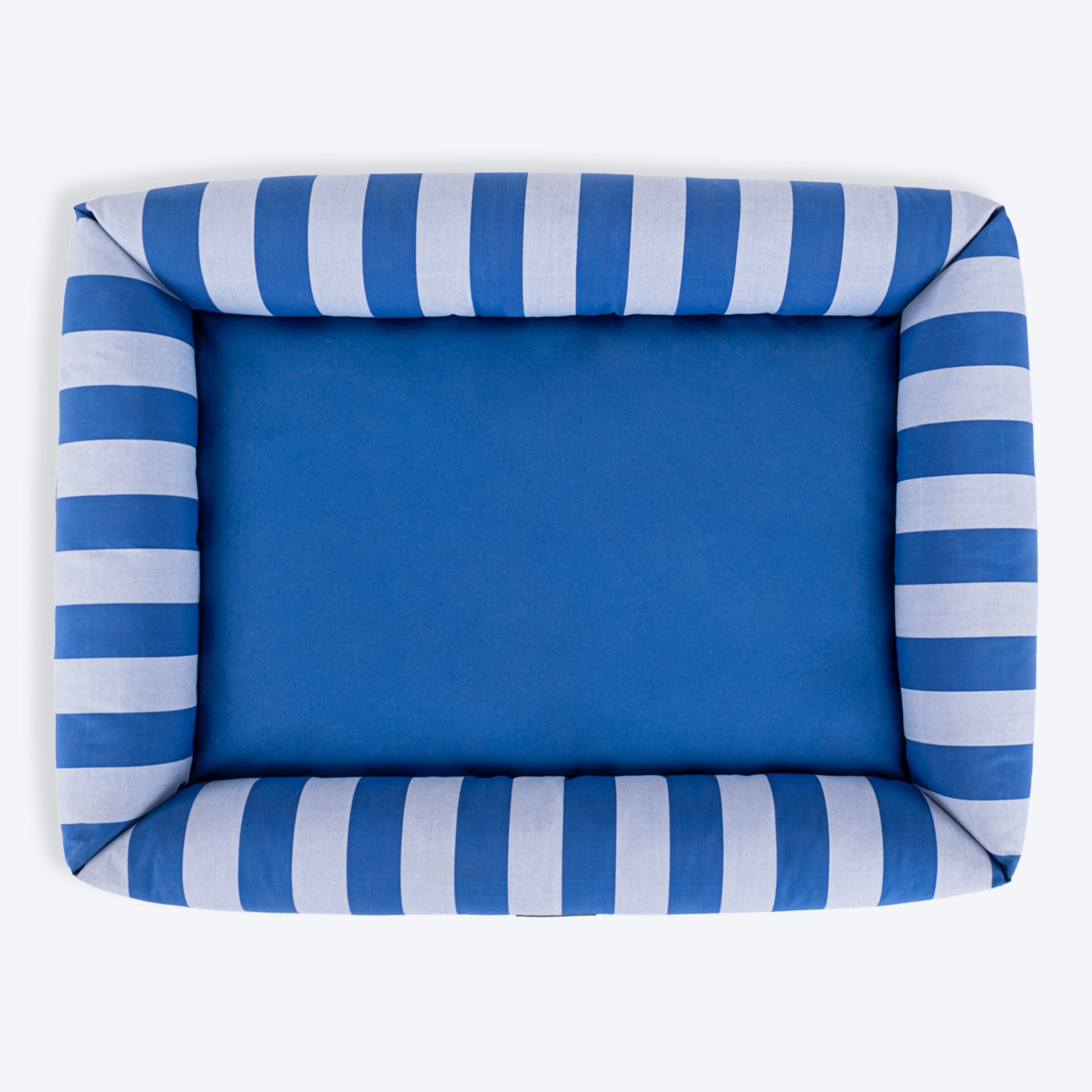 HUFT Stripe Siesta Lounger Dog Bed - Blue & White - Heads Up For Tails