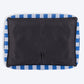 HUFT Stripe Siesta Lounger Dog Bed - Blue & White - Heads Up For Tails