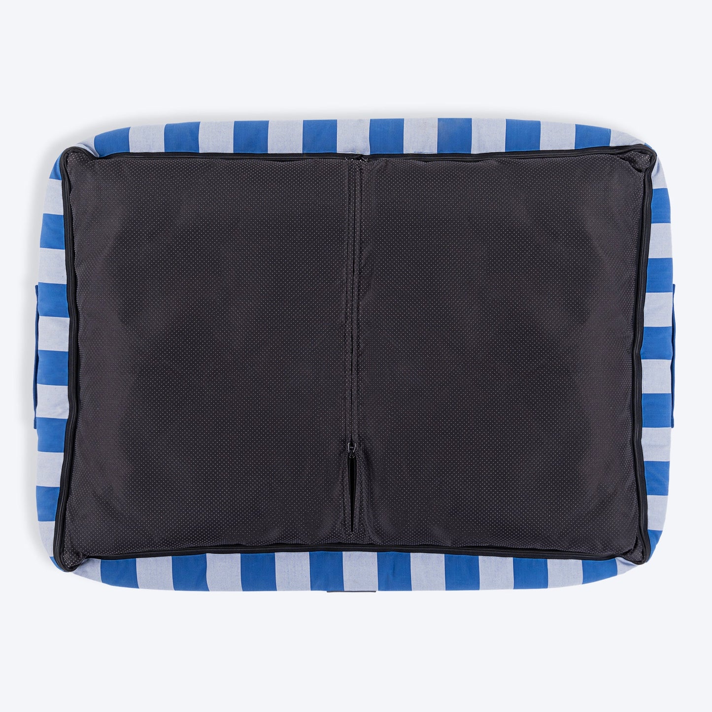 HUFT Stripe Siesta Lounger Dog Bed - Blue & White - Heads Up For Tails