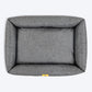TLC Nesting Nook Bed For Dog - Charcoal Grey - Heads Up For Tails