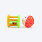 HUFT Rattle Frenzy Interactive Toy For Cat - Multicolor - Set Of 2 - Heads Up For Tails