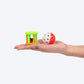 HUFT Rattle Frenzy Interactive Toy For Cat - Multicolor - Set Of 2 - Heads Up For Tails