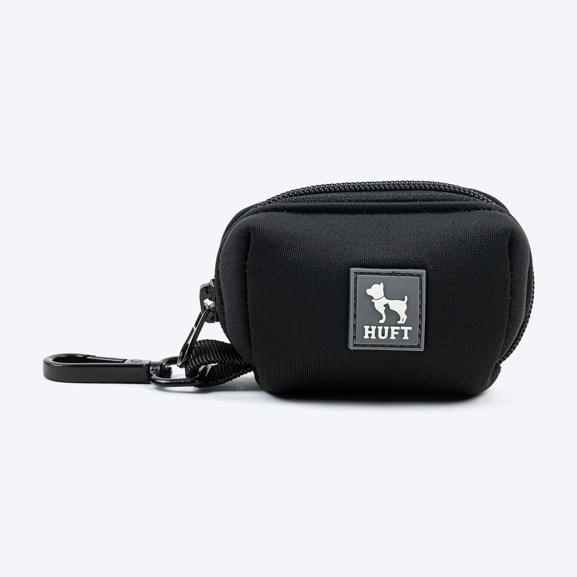 HUFT Waste Bag Dispenser For Dog & Cat - Black - Heads Up For Tails
