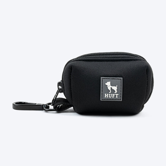 HUFT Waste Bag Dispenser For Dog & Cat - Black - Heads Up For Tails