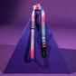 Dash Dog Flow Printed Leash - Violet & Red - Heads Up For Tails