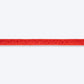 TLC Basic Melange Rope Leash For Dog - Red - Heads Up For Tails