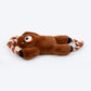 Dash Dog Tug-a-Bear Squeaky Plush Toy For Dog - Brown - Heads Up For Tails