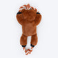 Dash Dog Tug-a-Bear Squeaky Plush Toy For Dog - Brown - Heads Up For Tails