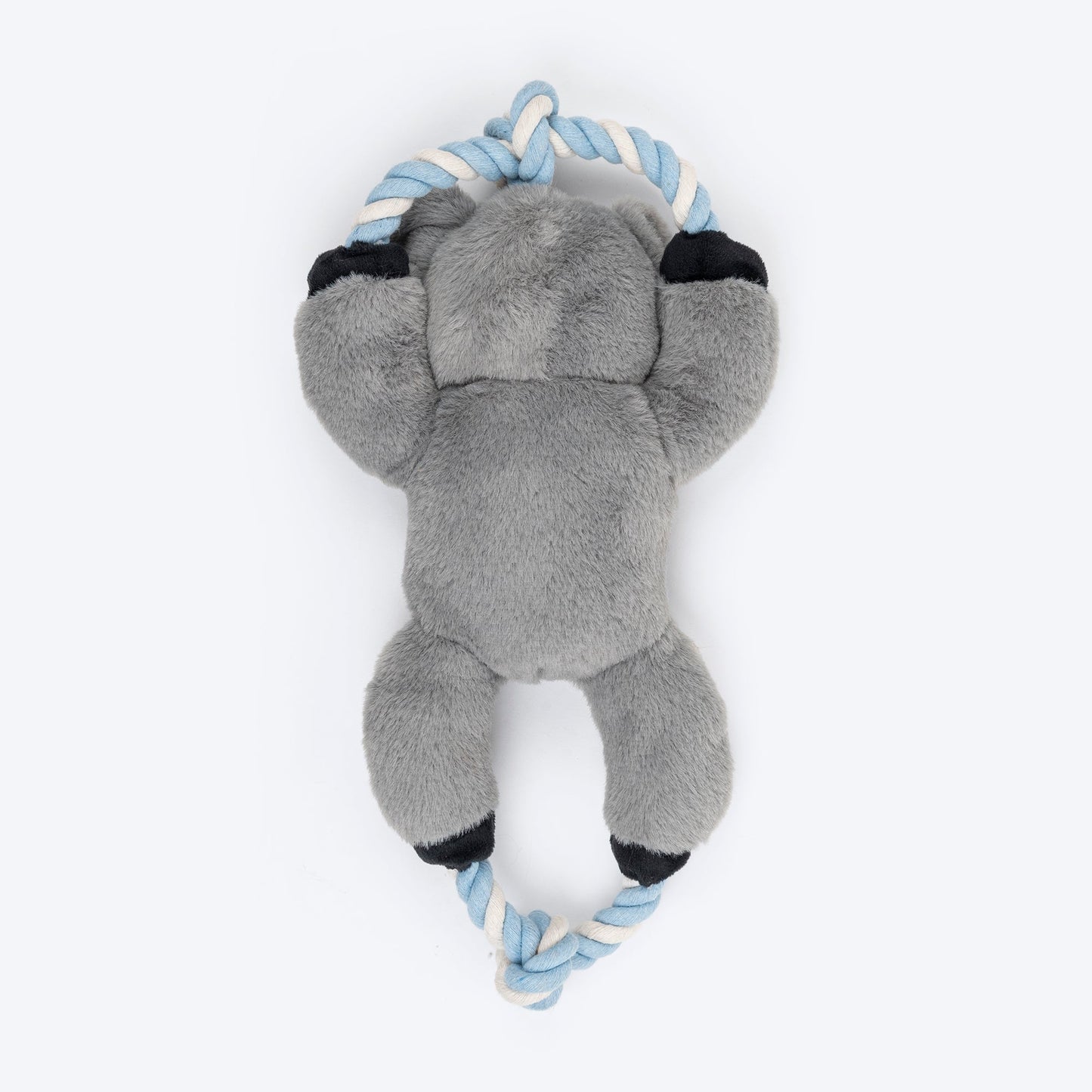 Dash Dog Kuddly Koala Squeaky Plush Toy For Dog - Grey - Heads Up For Tails