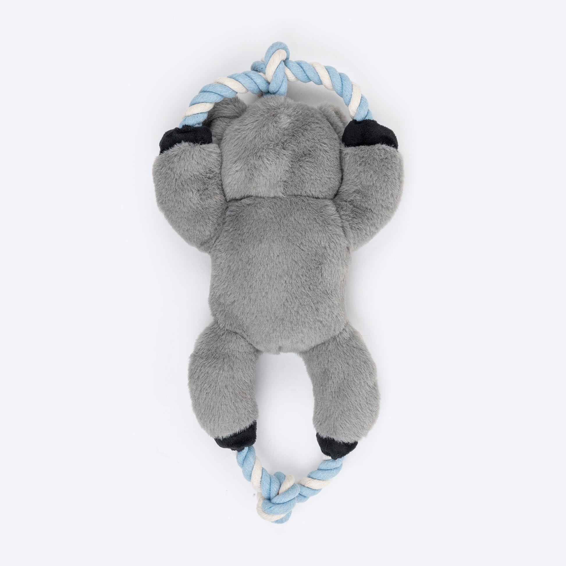 Dash Dog Kuddly Koala Squeaky Plush Toy For Dog - Grey - Heads Up For Tails